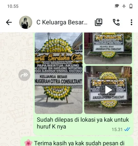 Pengiriman Papan Bunga Duka Sumberngepoh Lawang