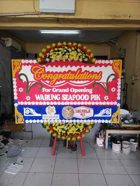 Papan Bunga Ucapan Selamat Sumberngepoh Lawang